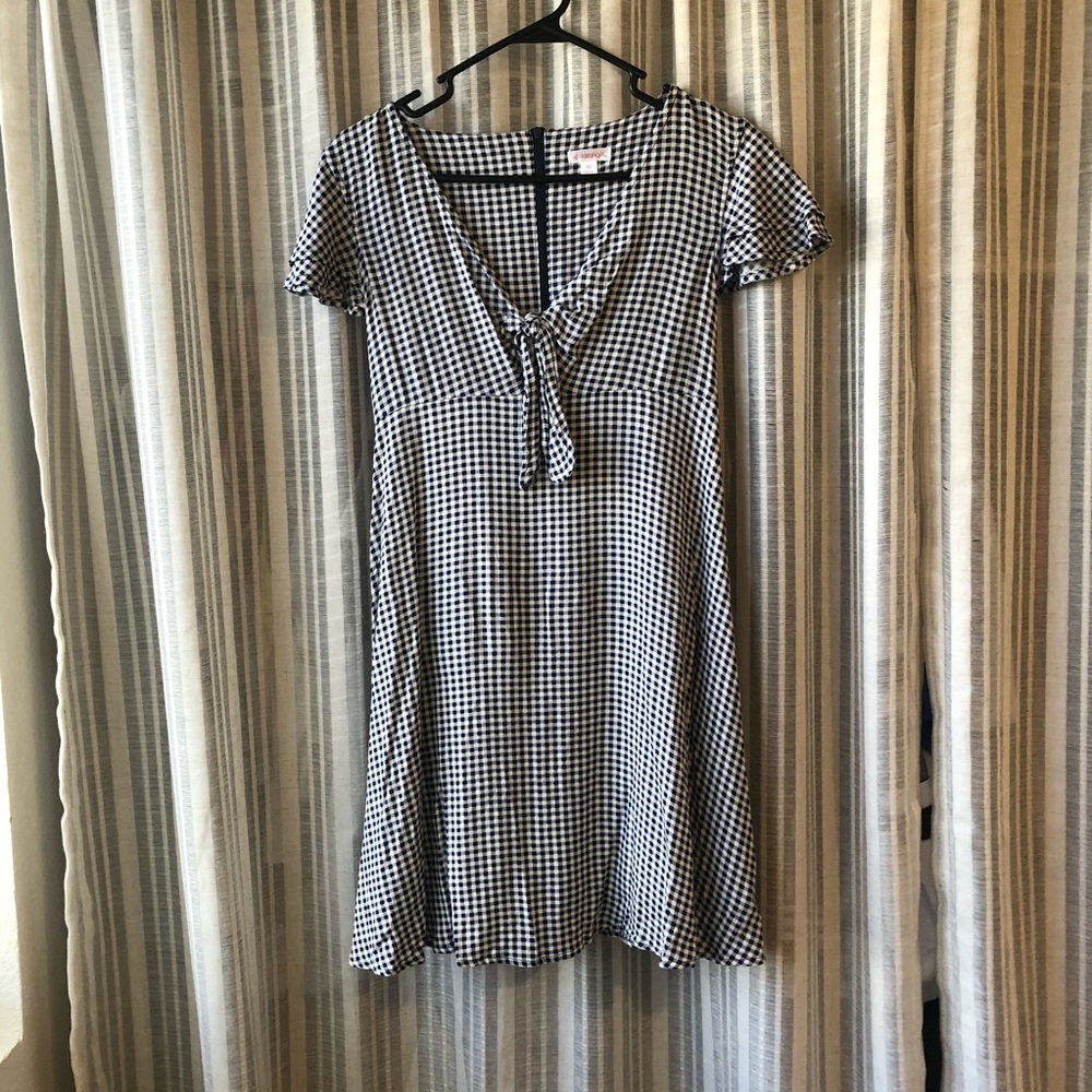 Black and White checkered dress